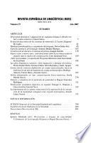 Revista española de lingüística