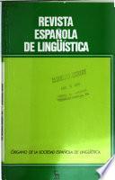 Revista española de lingüística