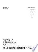 Revista española de micropaleontología