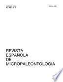 Revista española de micropaleontología