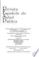 Revista española de salud pública