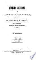 Revista general de legislación y jurisprudencia