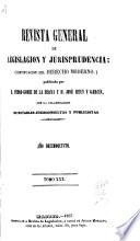 Revista general de legislación y jurisprudencia