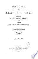 Revista general de legislación y jurisprudencia