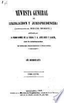 Revista general de legislación y jurisprudencia