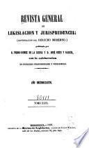 Revista general de legislación y jurisprudencia