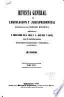 Revista general de legislación y jurisprudencia