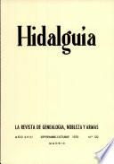 Revista Hidalguía número 102. Año 1970