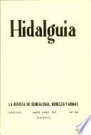 Revista Hidalguía número 106. Año 1971