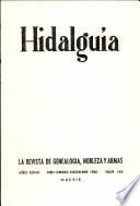 Revista Hidalguía número 163. Año 1980