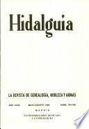 Revista Hidalguía número 184-185. Año 1984