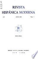 Revista hispánica moderna