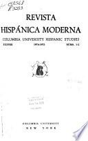 Revista hispánica moderna