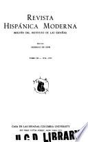 Revista hispánica moderna