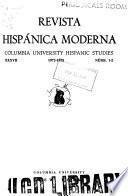 Revista hispánica moderna
