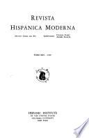 Revista hispánica moderna