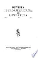 Revista iberoamericana de literatura