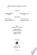 Revista jurídica argentina La Ley.