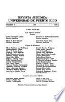 Revista jurídica de la Universidad de Puerto Rico