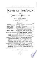 Revista jurídica y de ciencias sociales