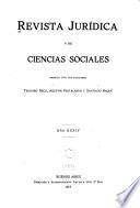 Revista jurídica y de ciencias sociales