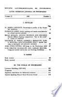 Revista latinoamericana de psicología
