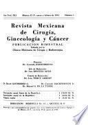 Revista mexicana de cirugía, ginecología y cáncer