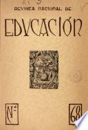 Revista nacional de educación nº 68