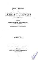 Revista nacional de letras y ciencias