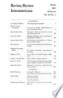 Revista/review Interamericana