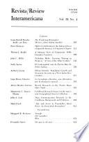 Revista/review Interamericana (San German, Puerto Rico)