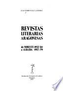Revistas literarias aragonesas
