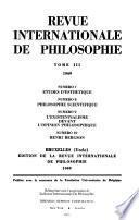 Revue internationale de philosophie