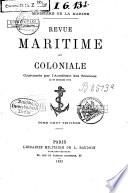 Revue maritime et coloniale