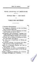Revue orientale et américaine