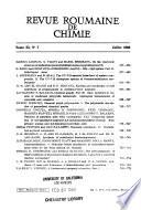 Revue roumaine de chimie