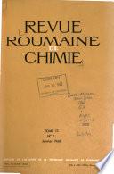 Revue Roumaine de Chimie
