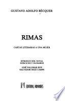 Rimas ; Cartas literarias a una mujer