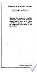 Rimas de la oposición popular