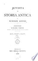 Rivista di storia antica