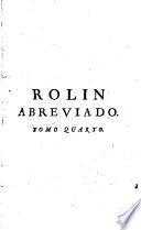 Rolin abreviado, ô Compendio de historia antigua