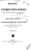 Romancero General, ó colección de romances castellanos anteriores al siglo XVIII