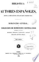 Romancero general ó colección de romances castellanos anteriores al siglo XVIII: (XCVI, 600 p.)