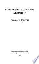Romancero tradicional Argentino