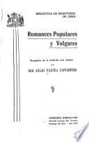 Romances populares y vulgares