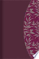 Rvr 1960 Biblia de Estudio Para Mujeres, Vino Tinto/Fucsia Símil Piel Con Índice