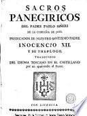 Sacros panegiricos