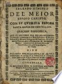 Sagrado Hymineo del meior esposo Christo,con su querida esposa Santa Maria de Cervellon