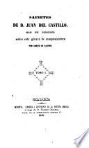 Sainetes con un discurso sobre este genero de composiciones por Adolfo de Castro