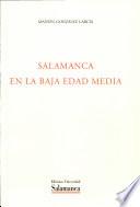 Salamanca en la Baja Edad Media
